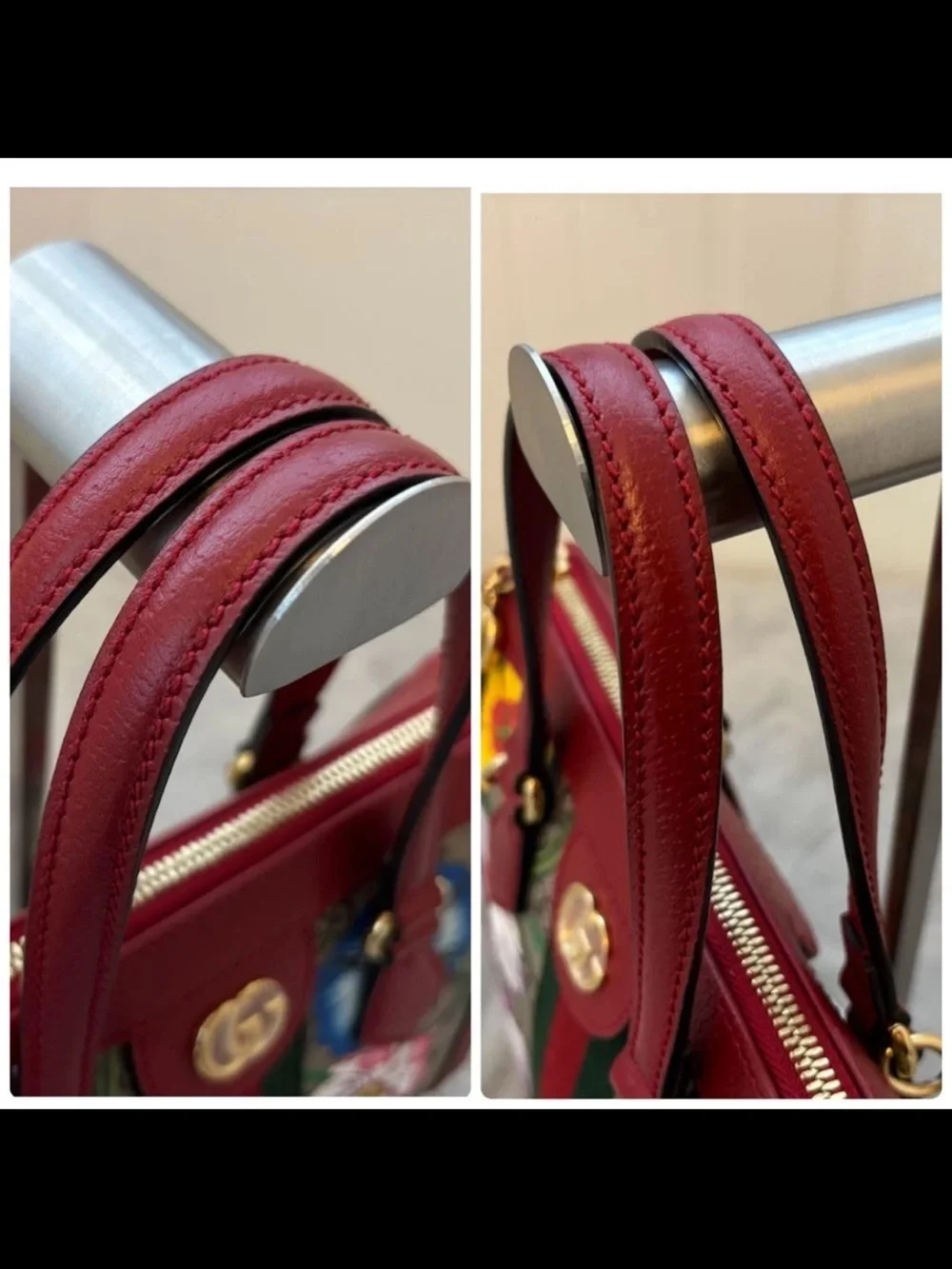 Gucci structured satchel